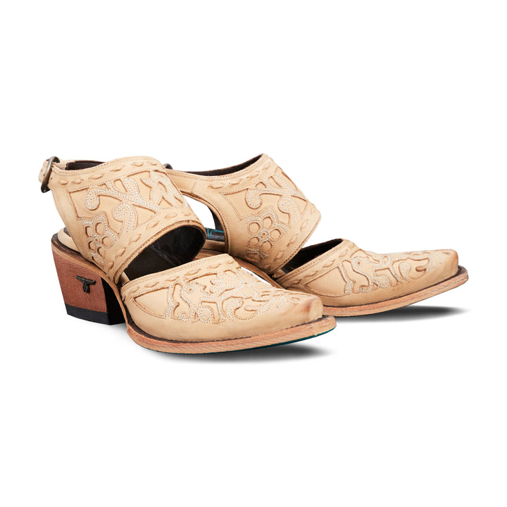 Robin Slingback Mule - Bone