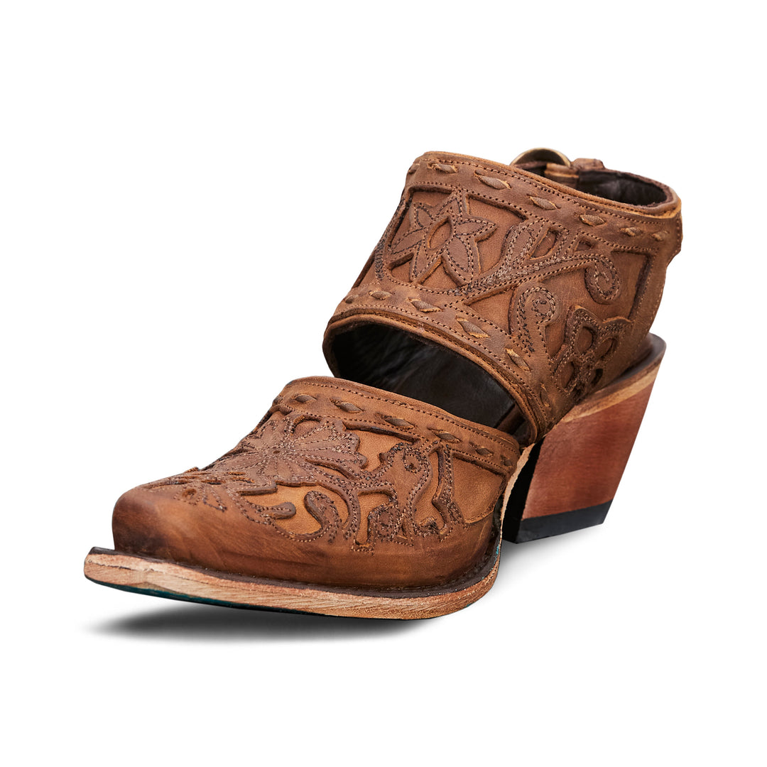 Robin Slingback Mule - Burnt Caramel