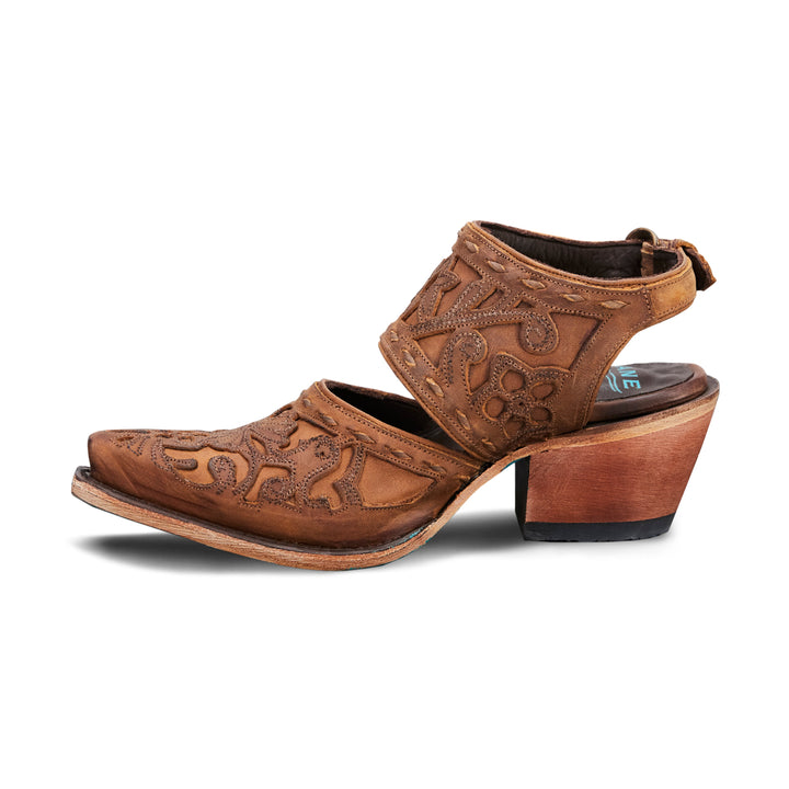 Robin Slingback Mule - Burnt Caramel