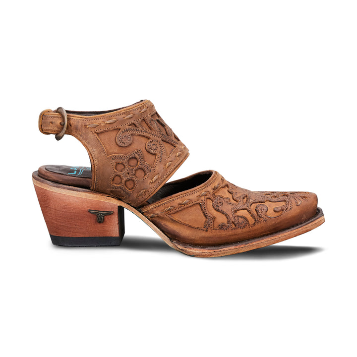 Robin Slingback Mule - Burnt Caramel