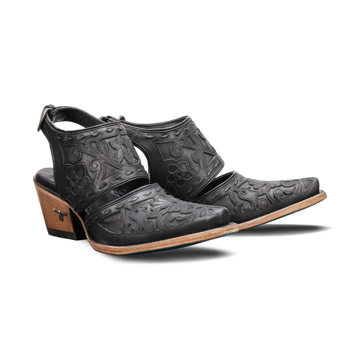 Robin Slingback Mule - Jet Black