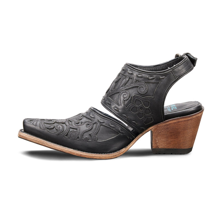 Robin Slingback Mule - Jet Black