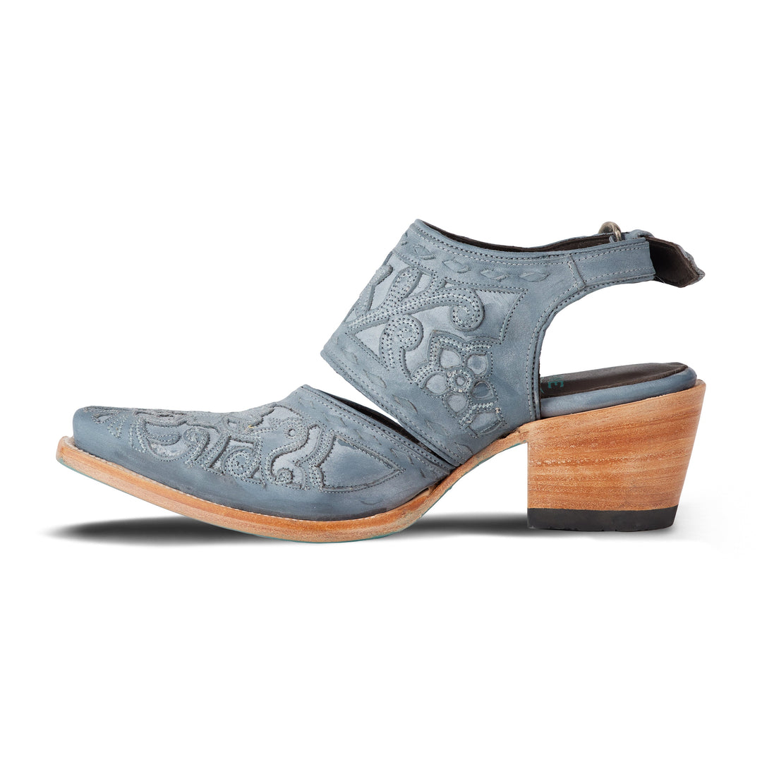 Robin Slingback Mule - Washed Denim