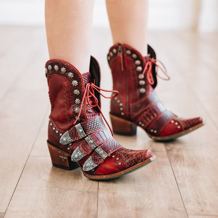 Showdown Bootie - Smoldering Ruby