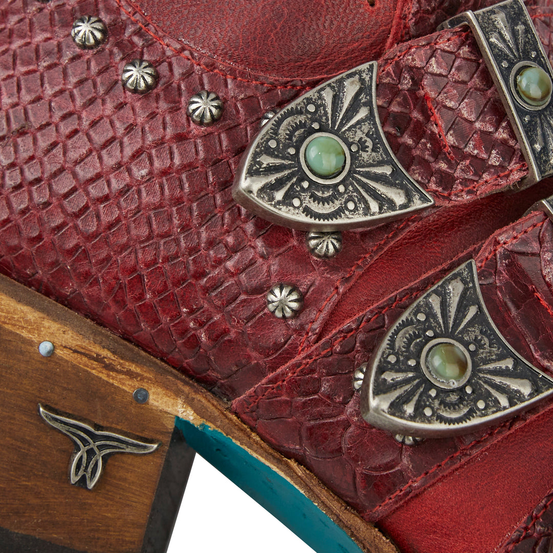 Showdown Bootie - Smoldering Ruby