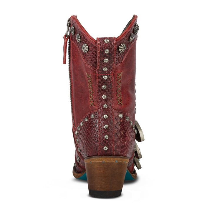 Showdown Bootie - Smoldering Ruby