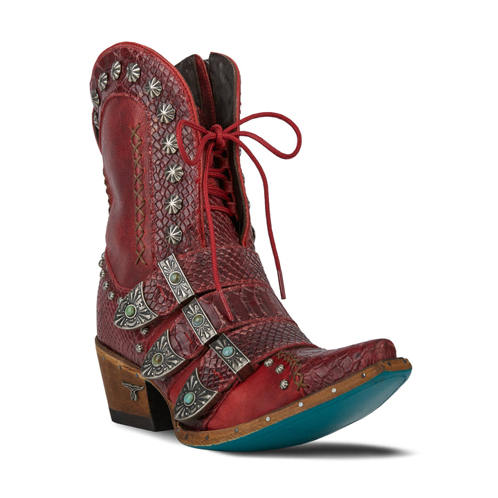 Showdown Bootie - Smoldering Ruby