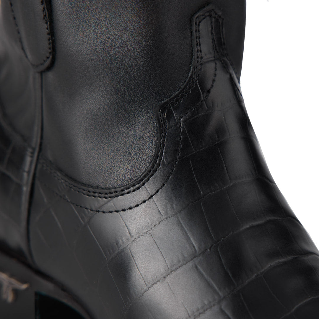 Emma Jane Bootie - Carbon Croc