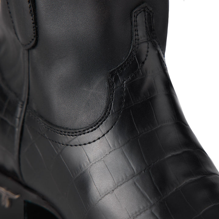Emma Jane Bootie - Carbon Croc