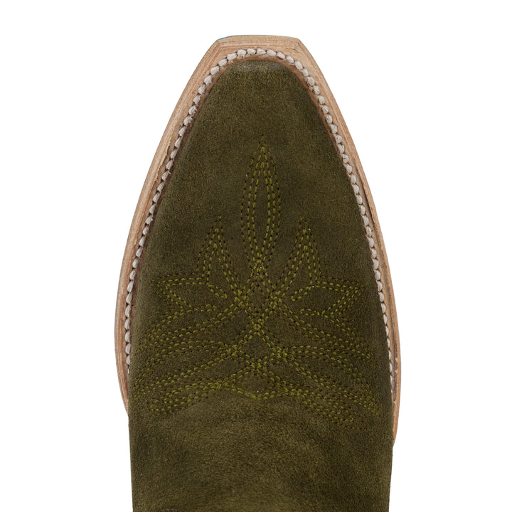 Sandaga Midi - Olive Suede