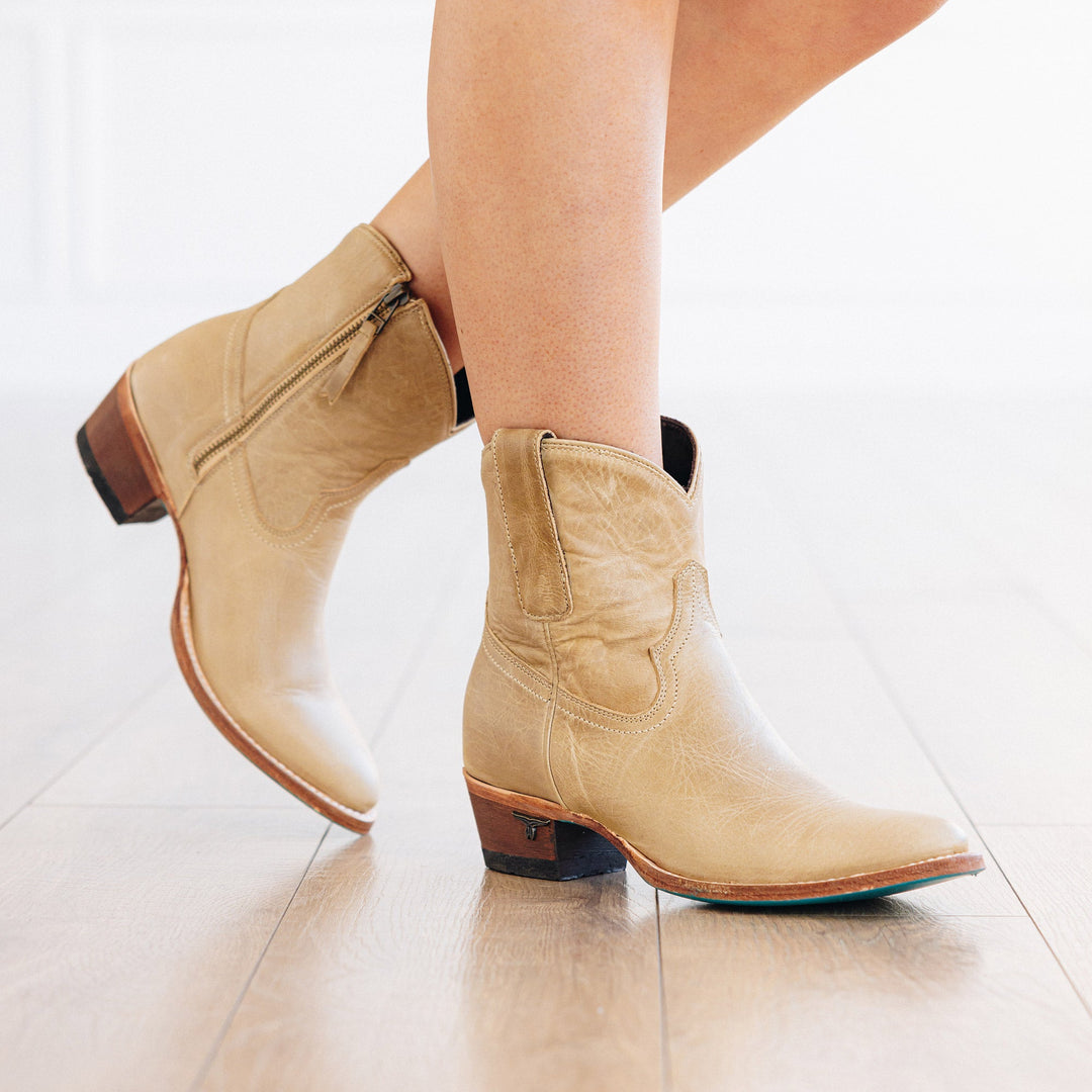 Plain Jane Bootie - Butterscotch