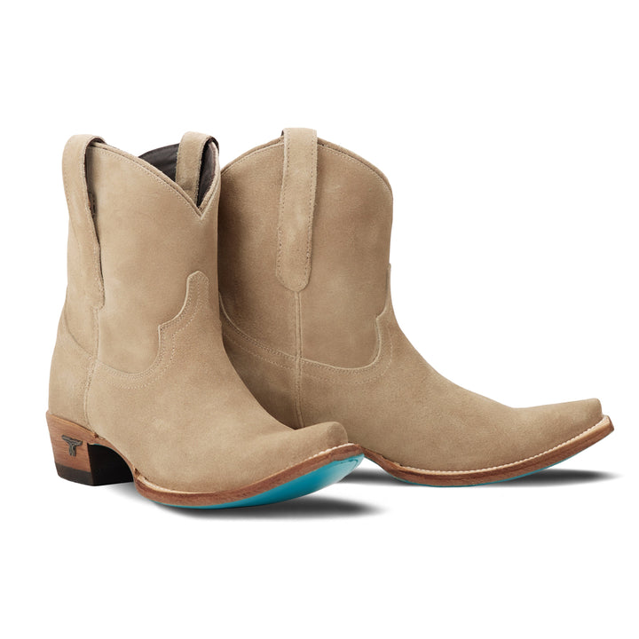 Emma Jane Bootie - Latte Suede