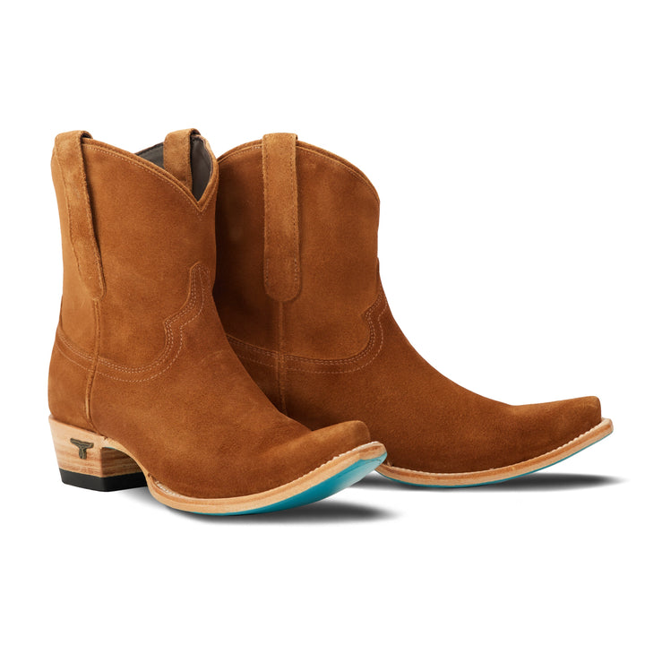 Emma Jane Bootie - Toffee Suede