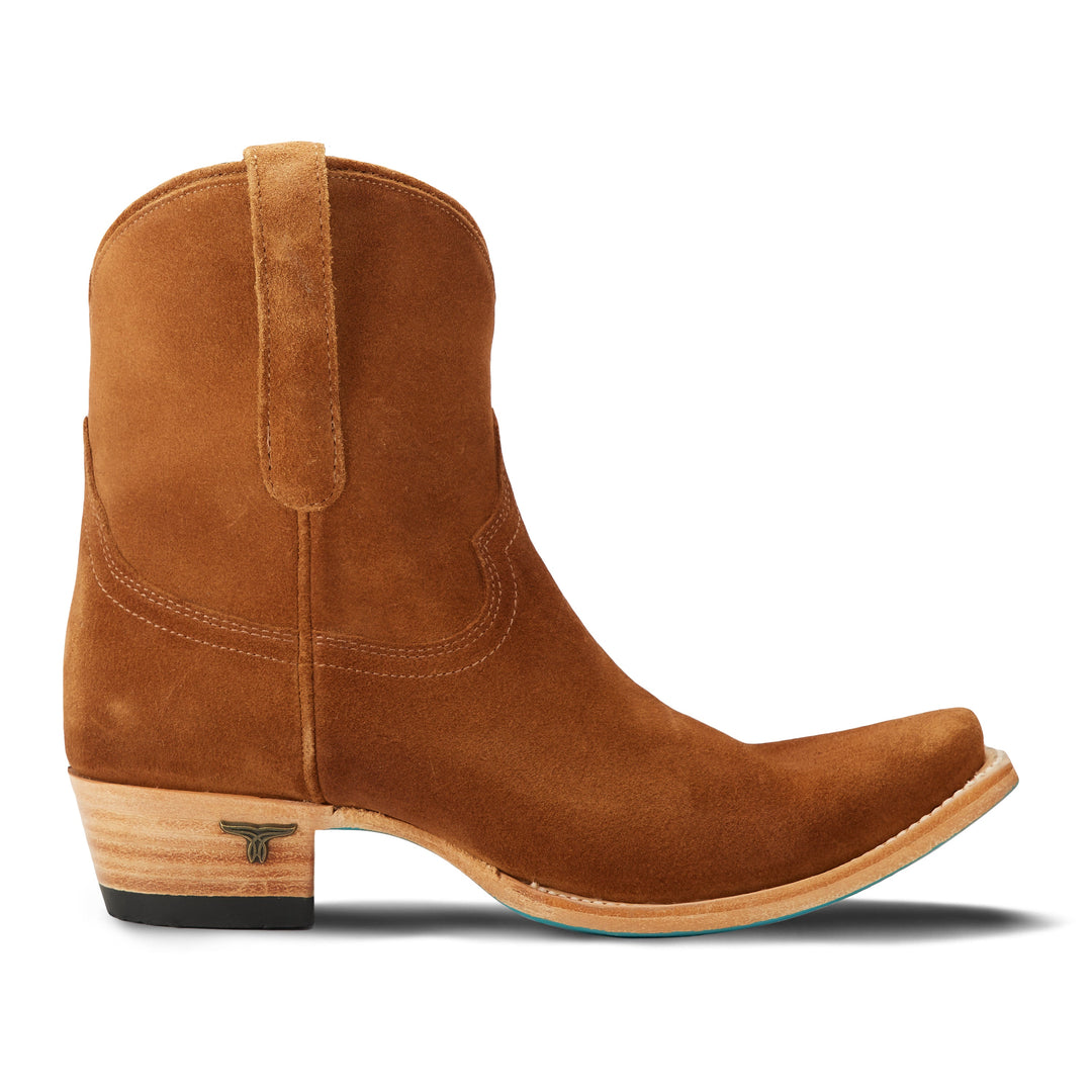 Emma Jane Bootie - Toffee Suede