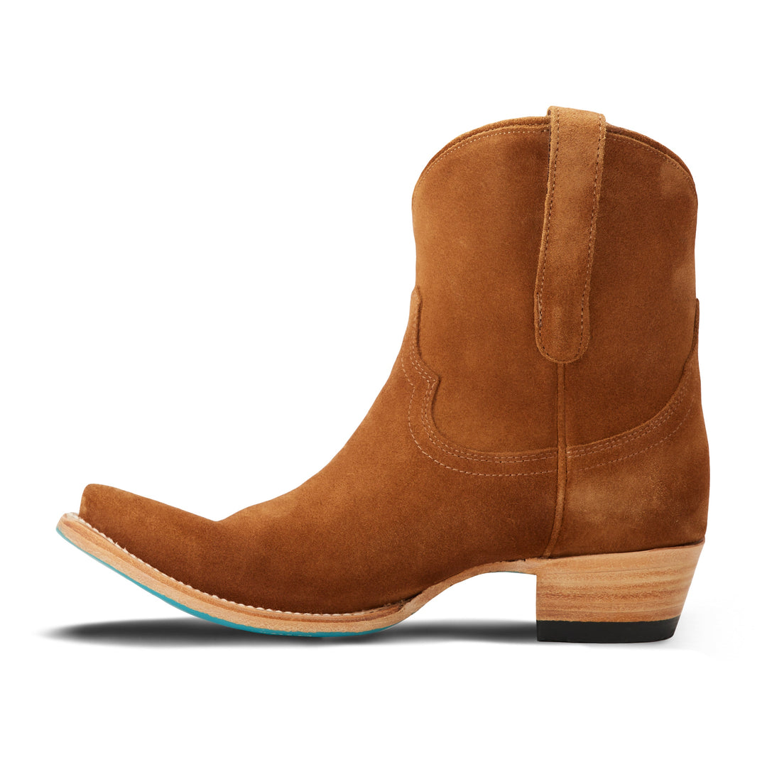 Emma Jane Bootie - Toffee Suede