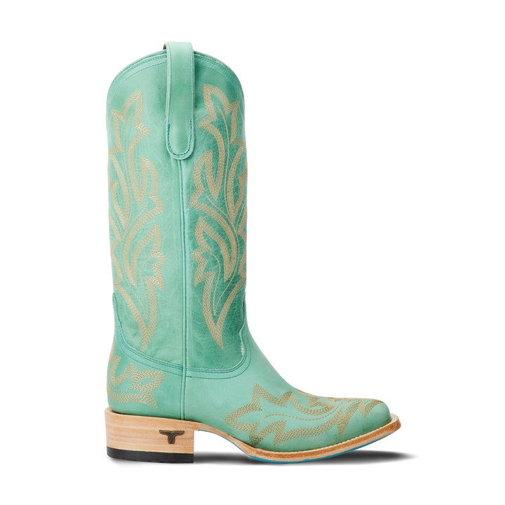 Saratoga Square Boot - Taos Turquoise