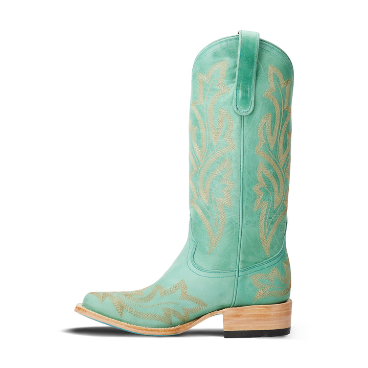 Saratoga Square Boot - Taos Turquoise