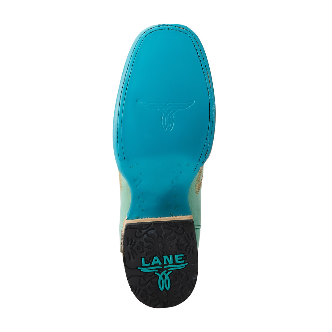 Saratoga Square Boot - Taos Turquoise