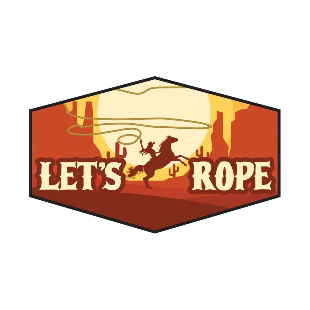 Let’s Rope Iron-On Patch