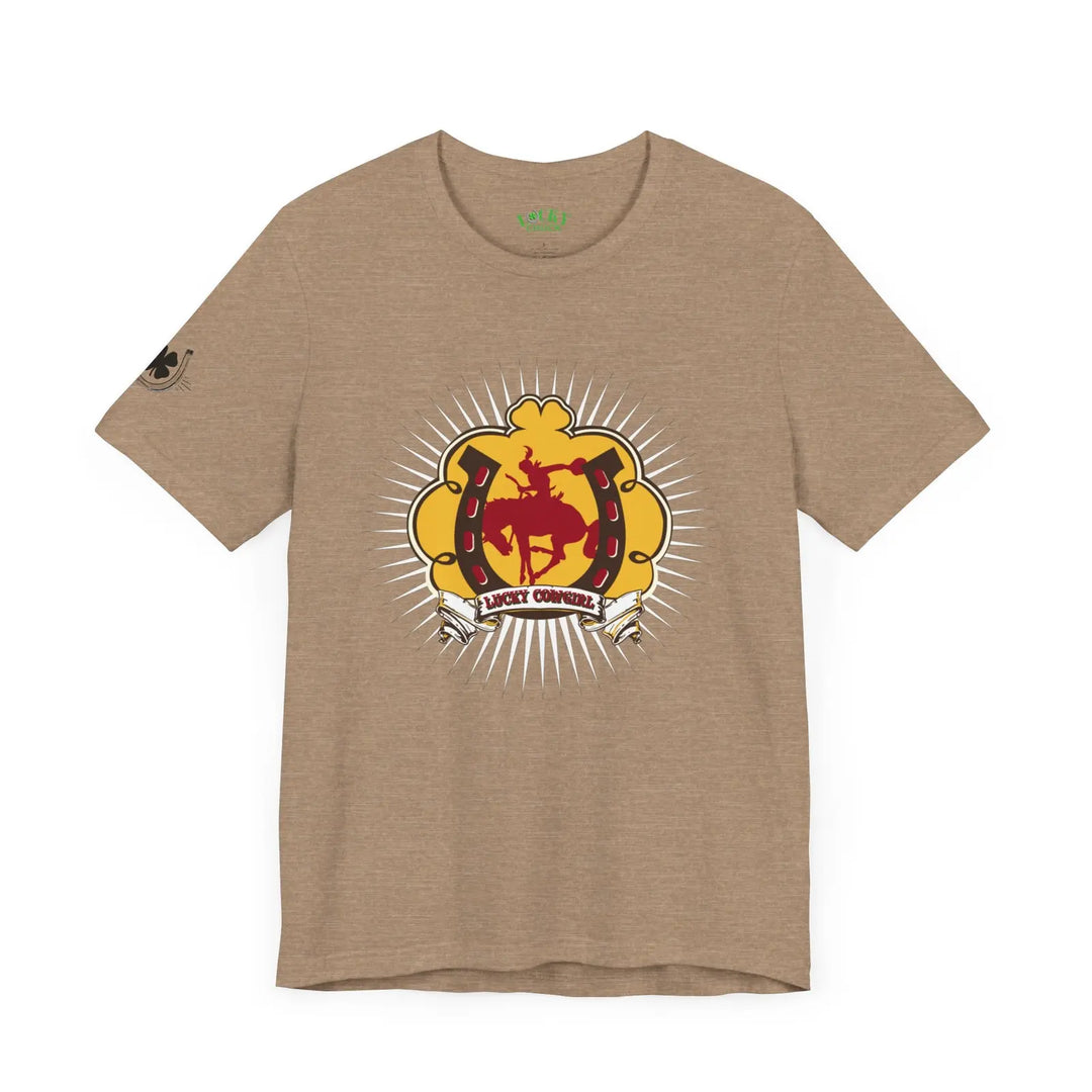 Lucky Bronco Cowgirl Short Sleeve Tee