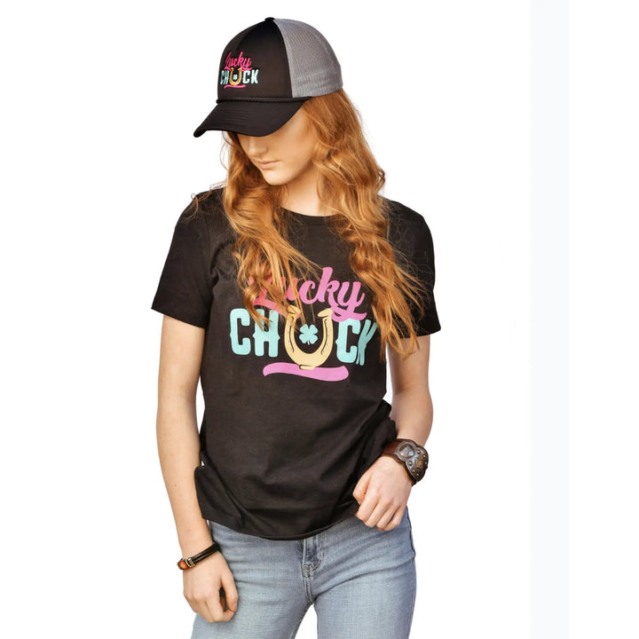 Lucky Chuck Logo Tee - Women&