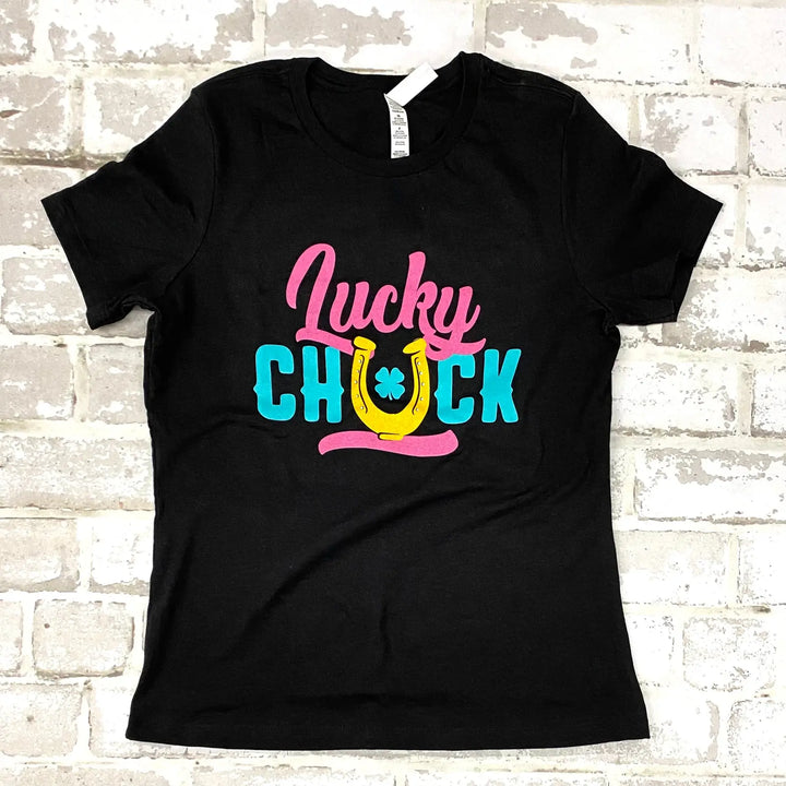 Lucky Chuck Logo Tee - Women&