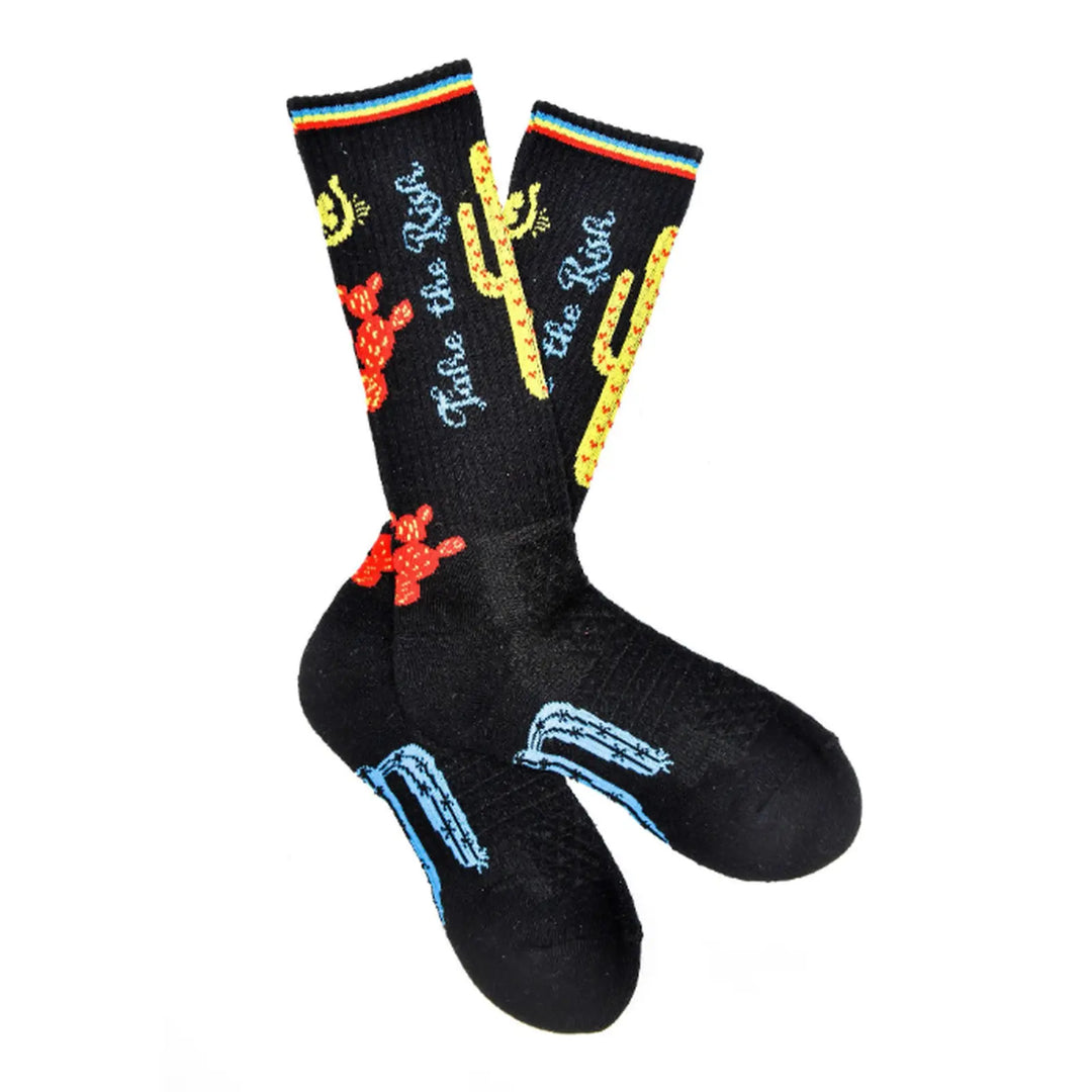 Take the Risk Black Performance Boot Socks