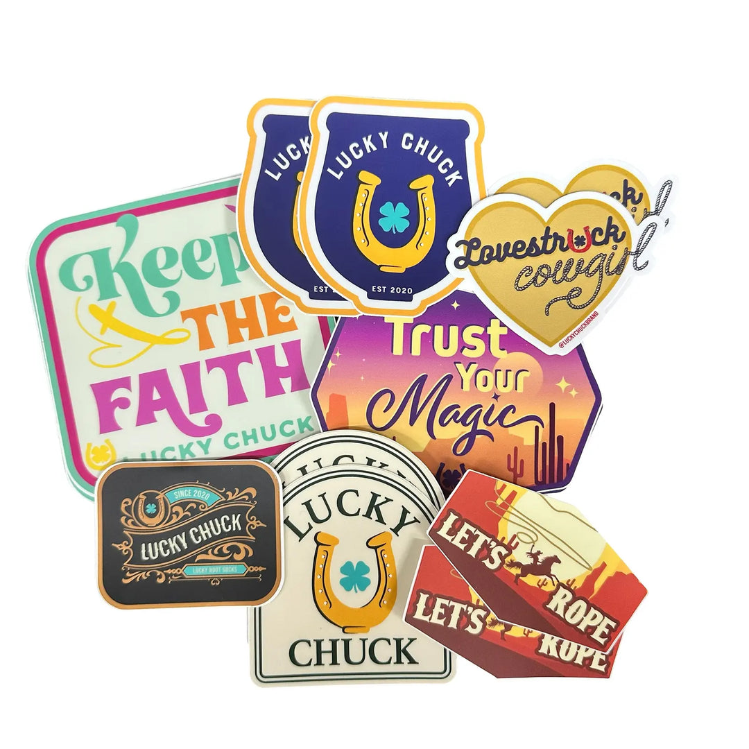 The Lucky 10 Sticker Pack