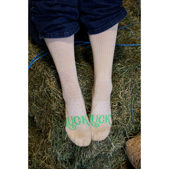 The Lucky 3 Pack | Cowboy Tan Performance Boot Socks