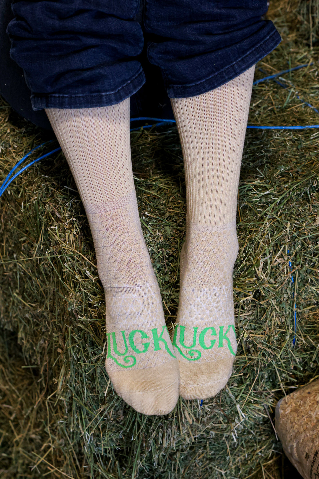 The Cowboy- Tan Performance Boot Socks