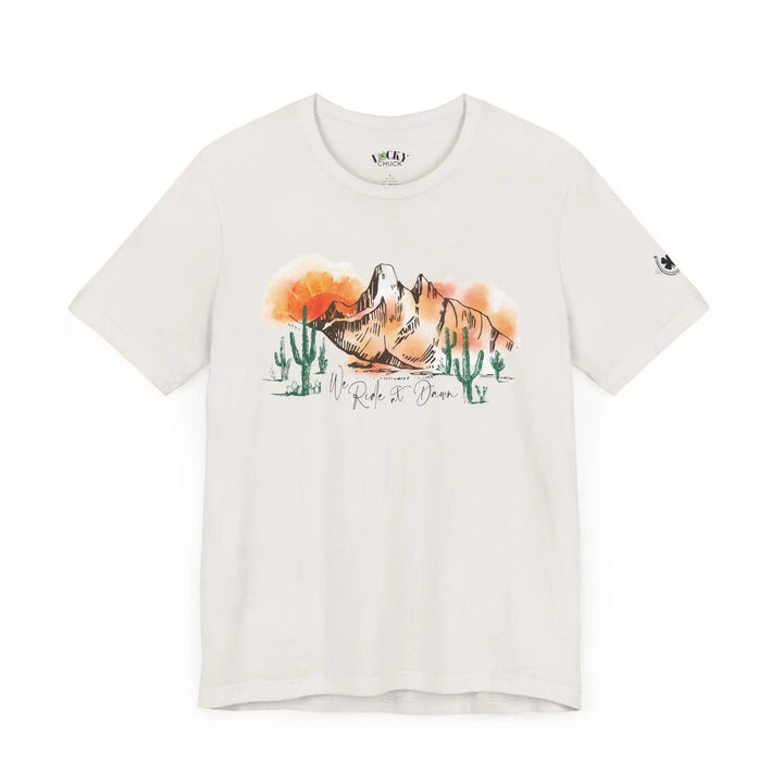 We Ride at Dawn Unisex Jersey Short Sleeve Tee