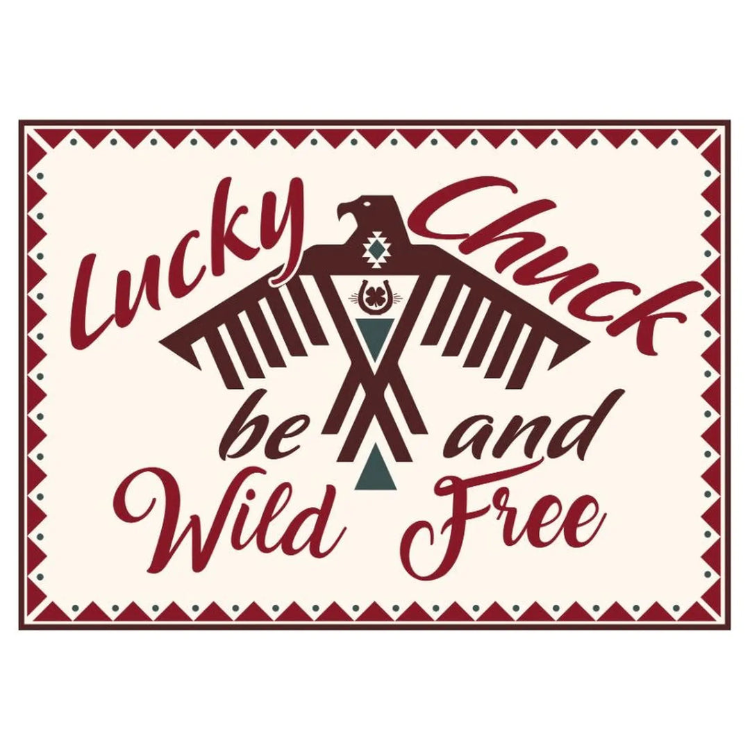 Wild and Free Thunderbird Iron-on Patch