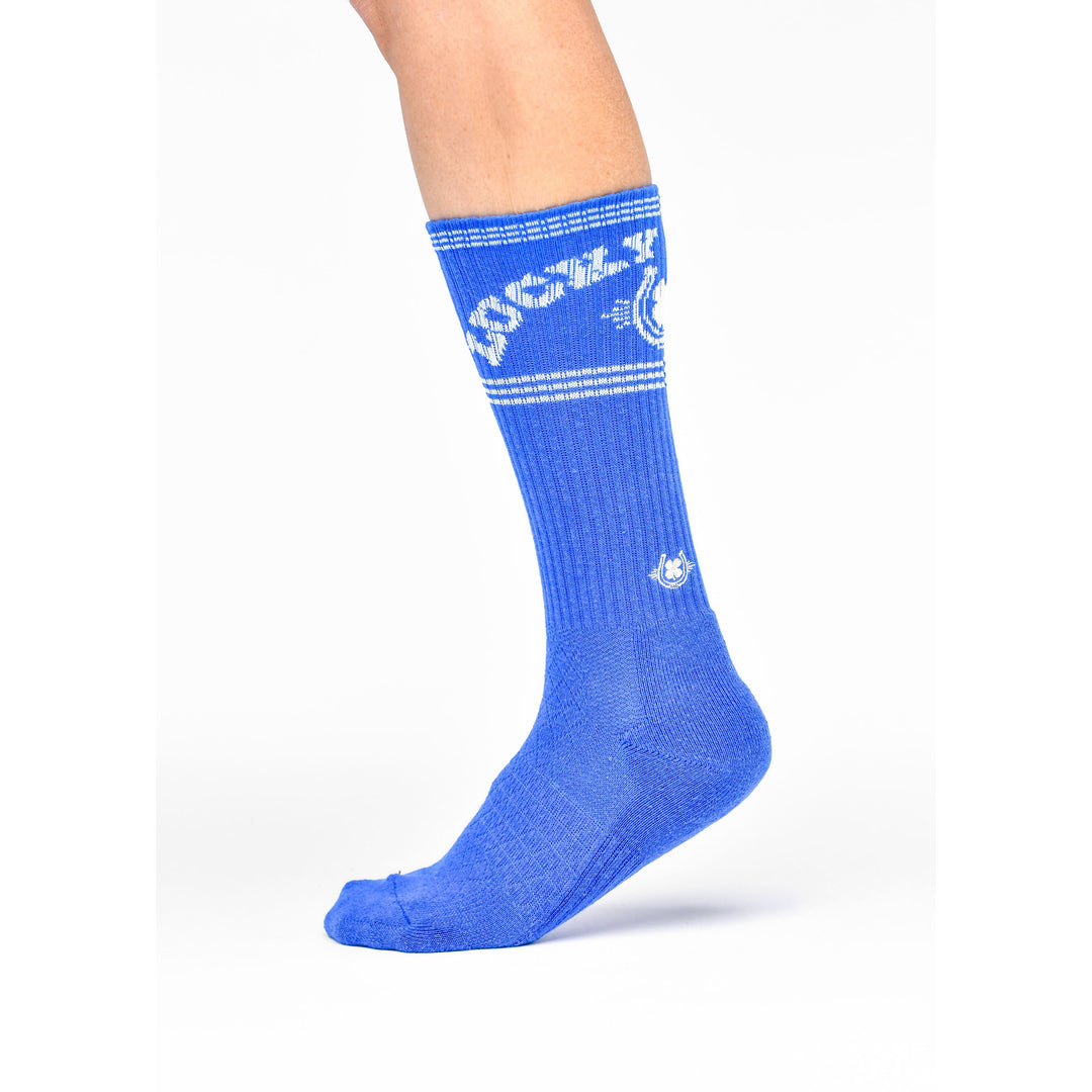 Retro Lucky Blue Performance Socks