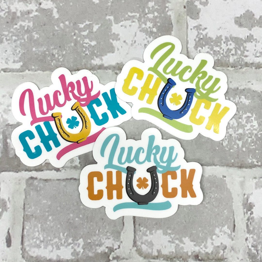 Lucky Chuck Sticker