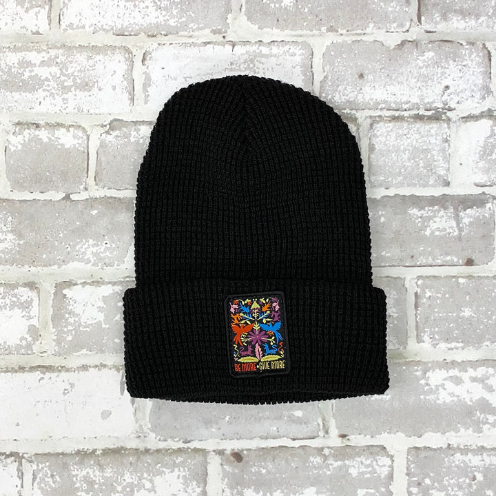 Be More • Give More Patch Beanie